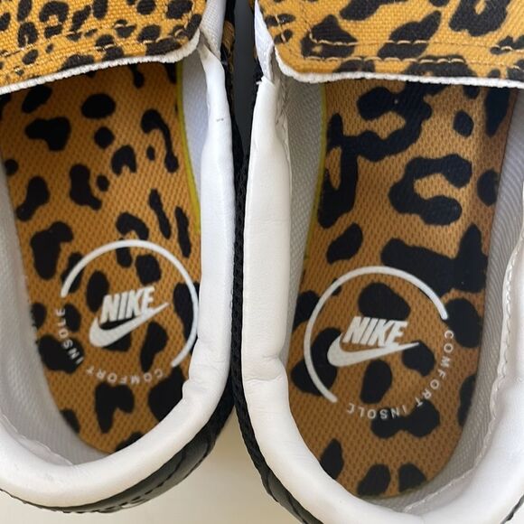 NIKE COURT LEGACY SLIP-ONS IN LEOPARD PRINT - Picture 6 of 6